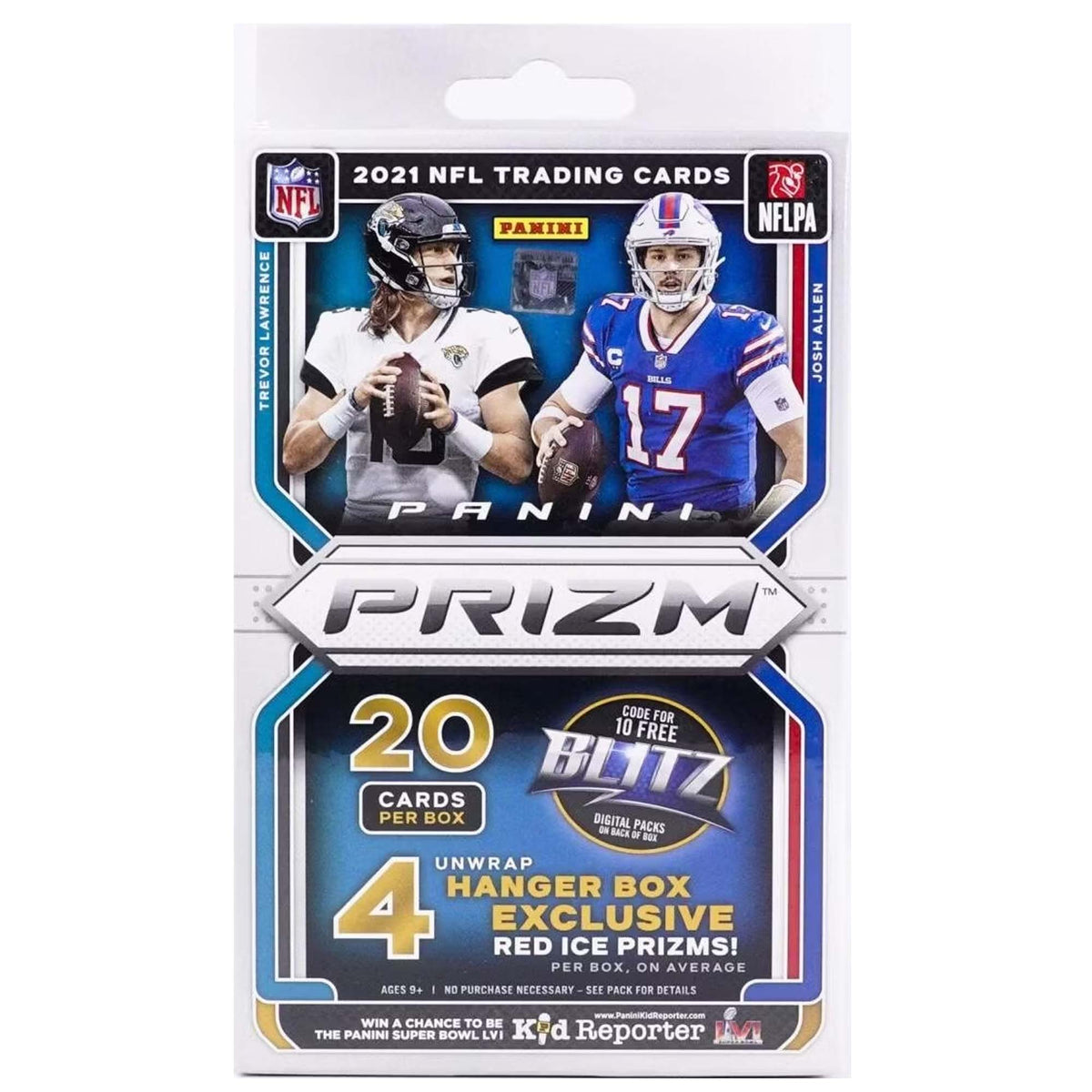 2021 Panini Prizm NFL Football Hanger Box (Red Ice) (SEALED)