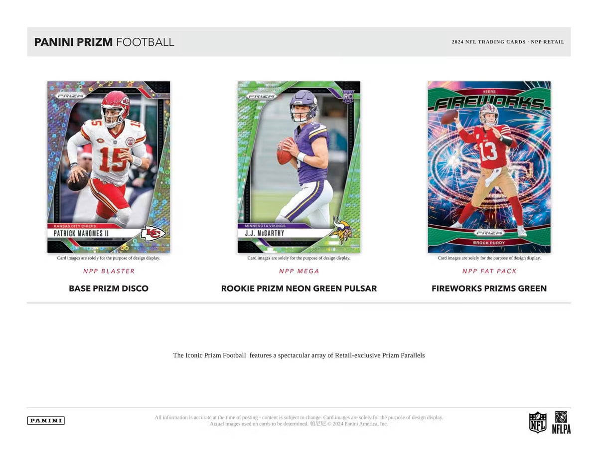 2024 Panini Prizm NFL Football Blaster Box (Pink Pulsar) (SEALED)