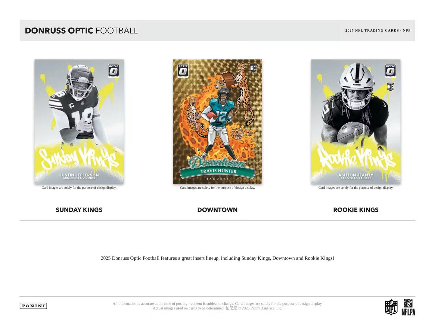 2025 Panini Donruss NFL Optic Football Blaster Box (Purple Shock Parallels) (SEALED)