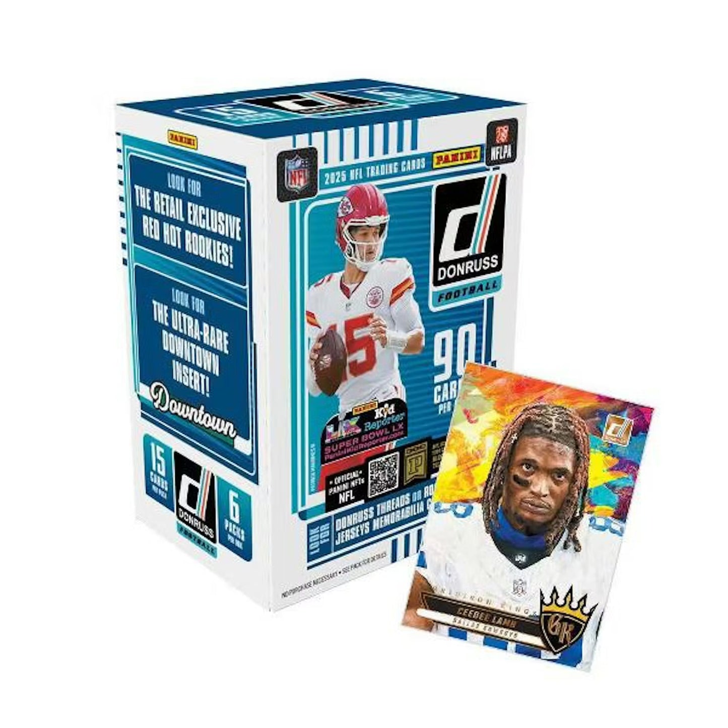 2025 Panini Donruss NFL Football Blaster Box (Red Hot Rookies) (SEALED)