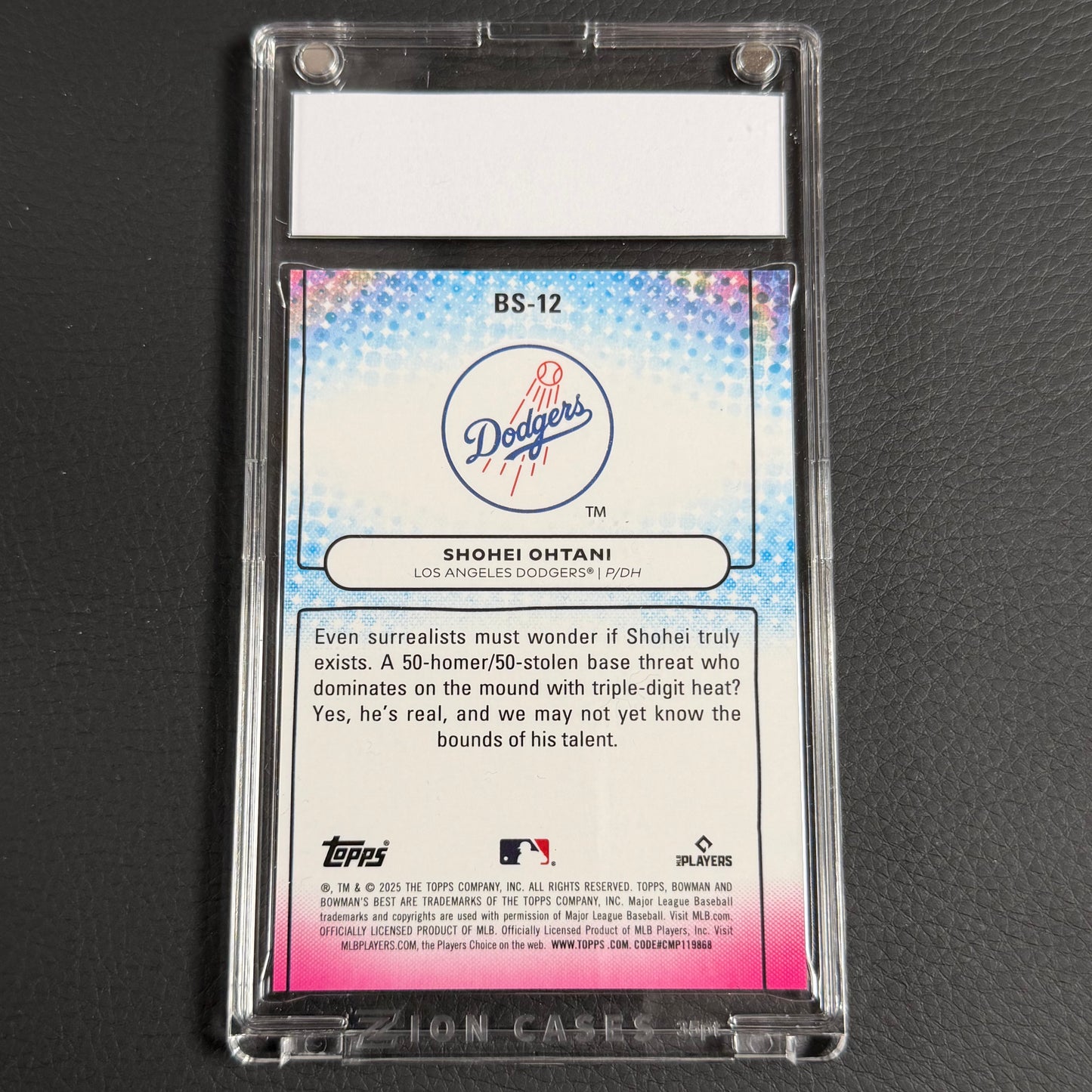 2025 Bowman's Best Shohei Ohtani Lava Refractor