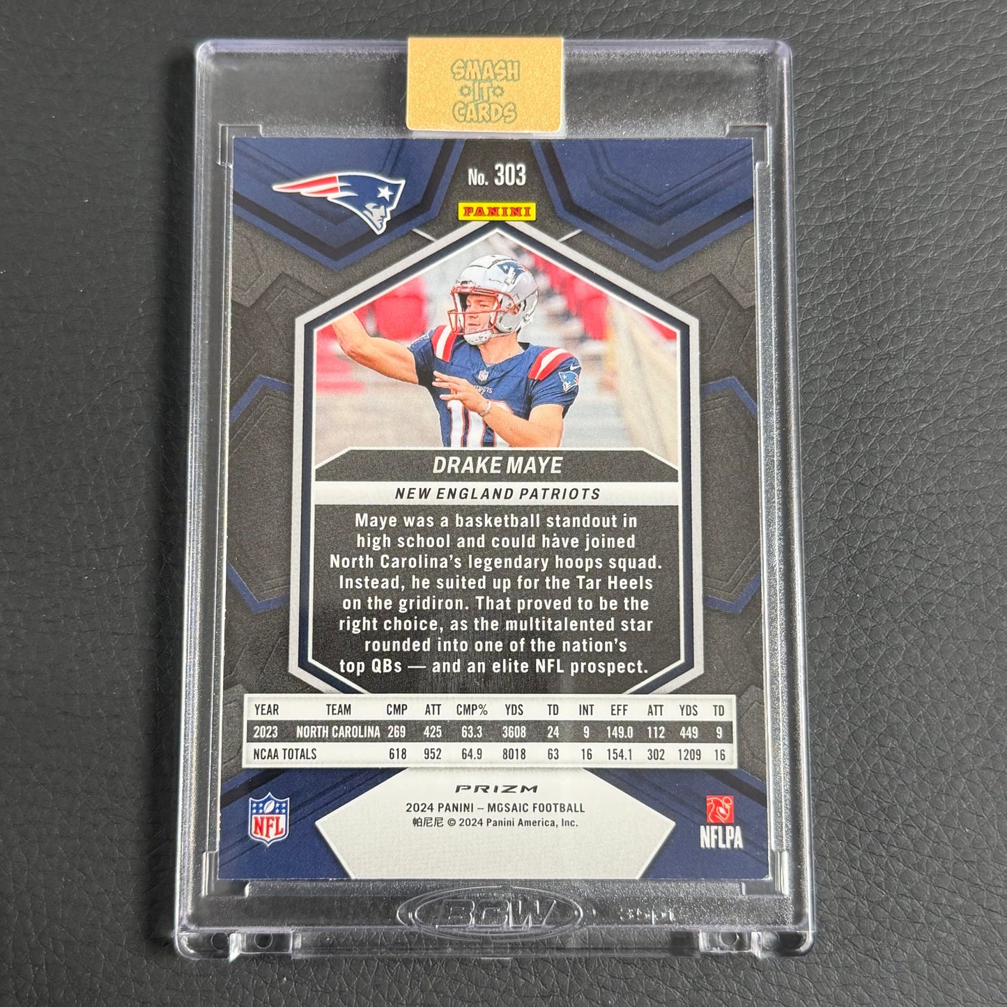 2024 Mosaic Drake Maye RC Genesis #303