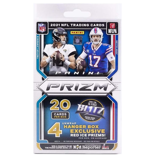 2021 Panini Prizm NFL Football Hanger Box (Red Ice) (SEALED)