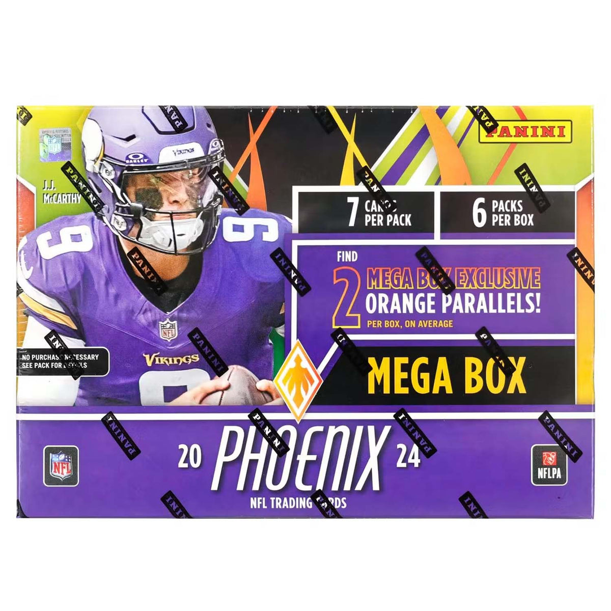 2024 Panini Phoenix NFL Football Mega Box (Orange Parallels) (SEALED)