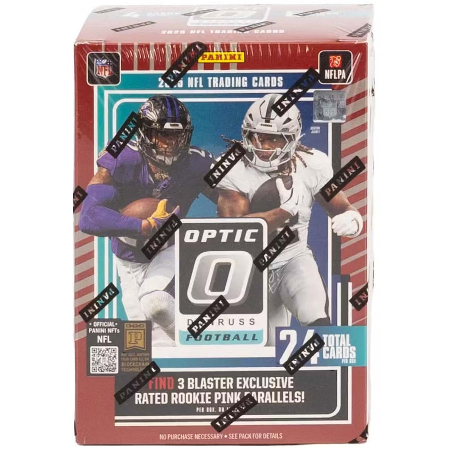 2025 Panini Donruss NFL Optic Football Blaster Box (Pink Parallels) (SEALED)