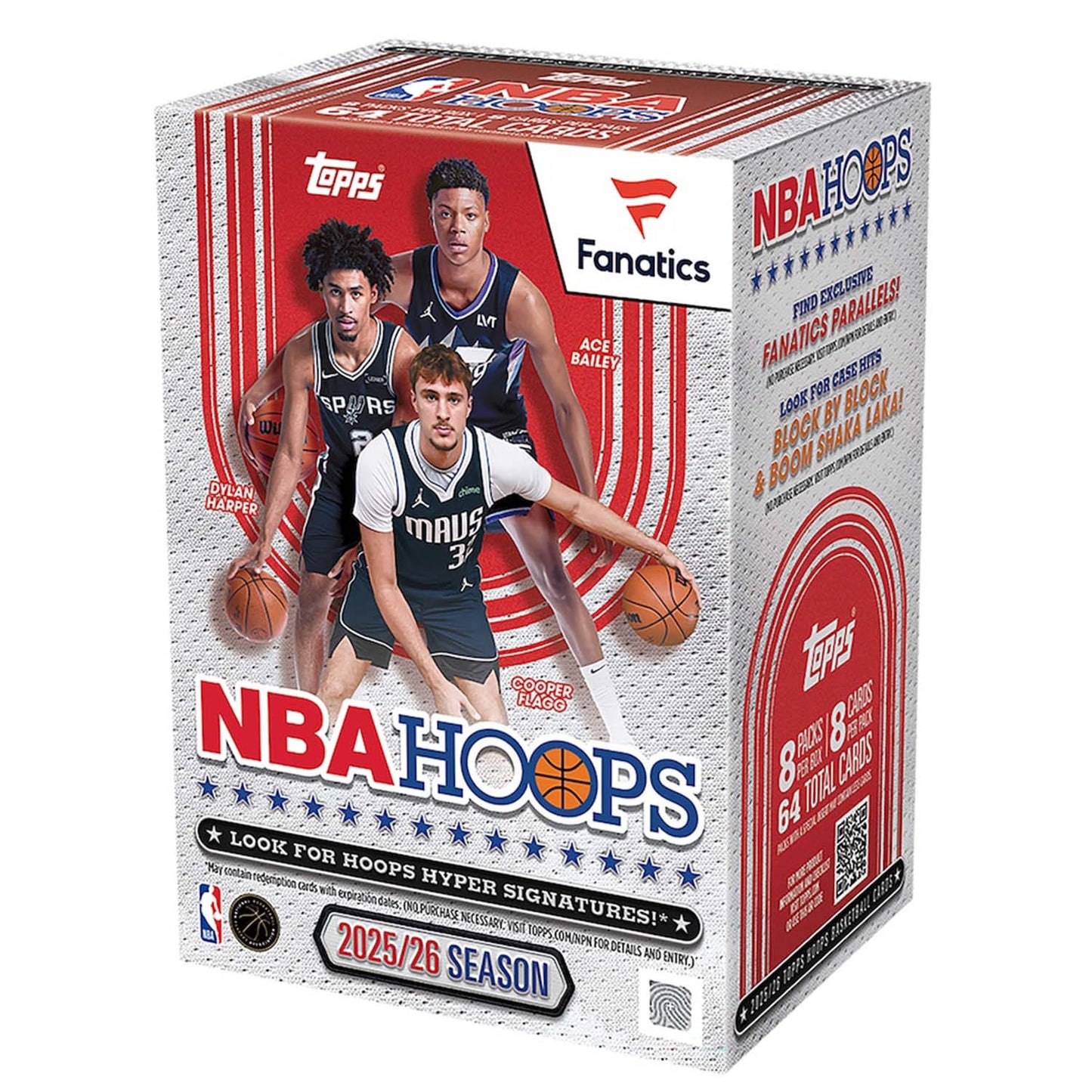 2025/26 Topps Hoops NBA Basketball Fanatics Exclusive Blaster Box (SEALED)
