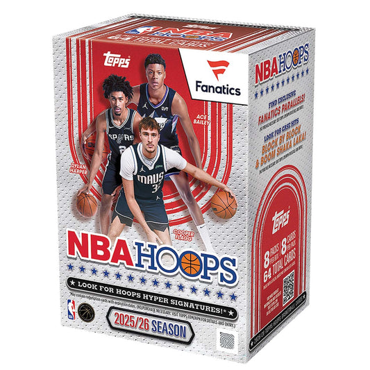 2025/26 Topps Hoops NBA Basketball Fanatics Exclusive Blaster Box (SEALED)
