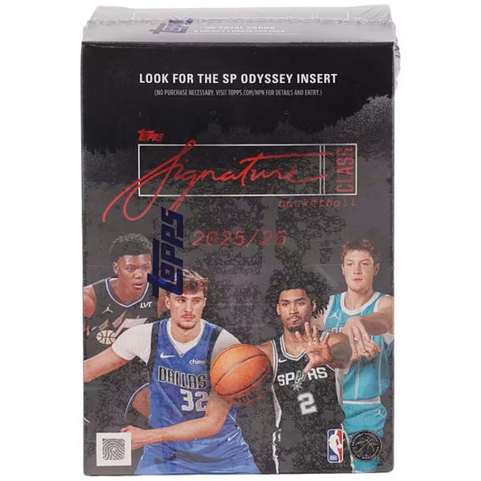 2025/26 Topps Signature Class NBA Basketball Blaster Box (SEALED)