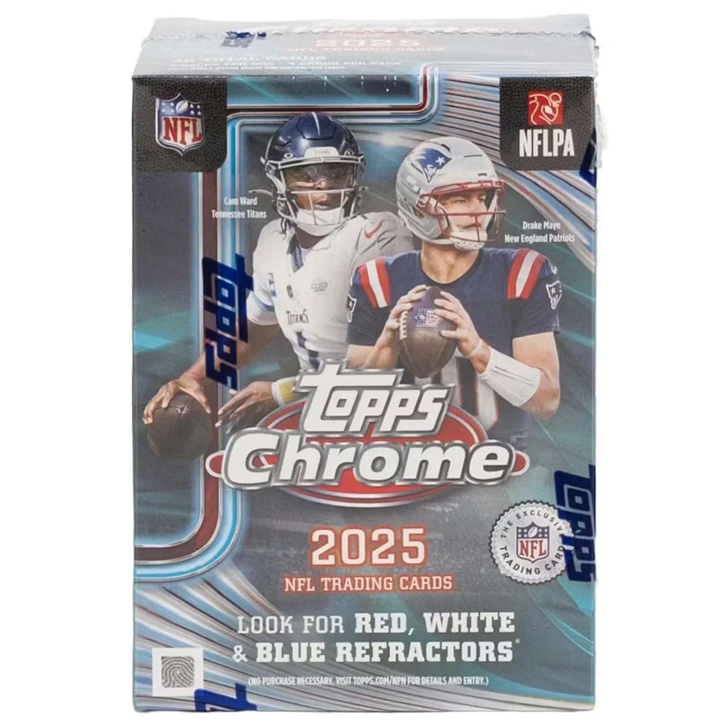 2025 Topps Chrome NFL Football Blaster Box (SEALED)