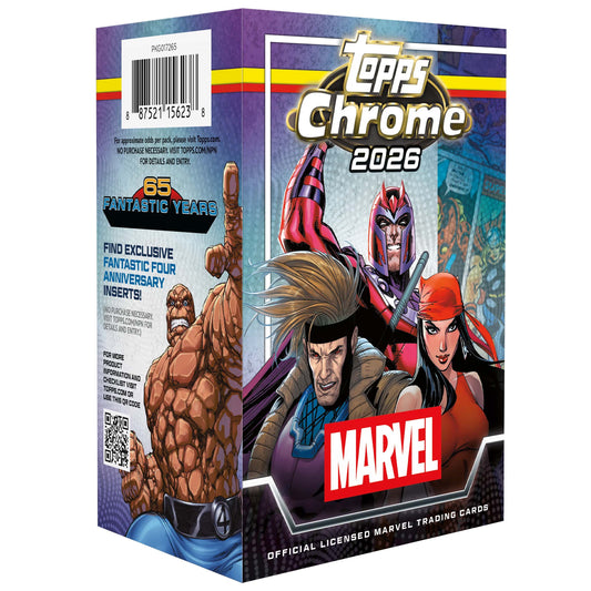 2026 Topps Chrome Marvel Comics Blaster Box (SEALED)