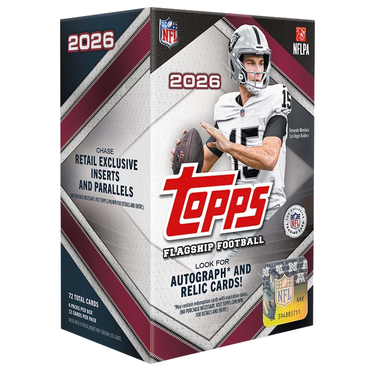 2026 Topps Flagship NFL Football Blaster Box (SEALED)