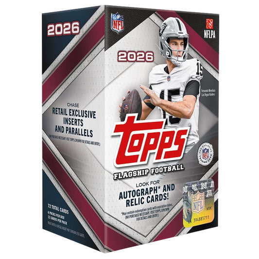 2026 Topps Flagship NFL Football Blaster Box (SEALED)