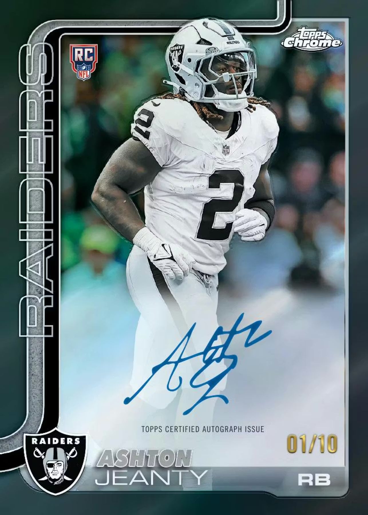 2025 Topps Chrome NFL Football Blaster Box (SEALED)