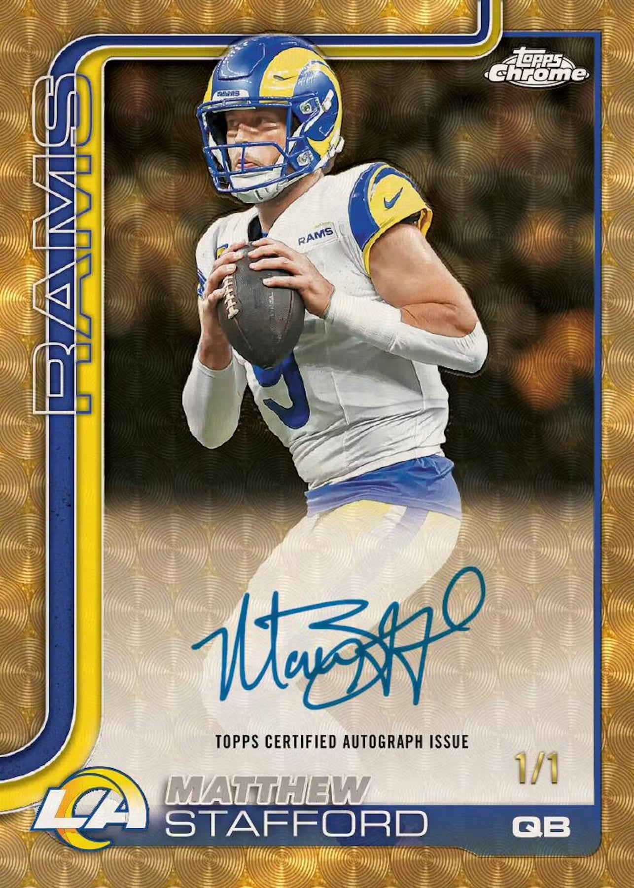 2025 Topps Chrome NFL Football Mega Box (SEALED)