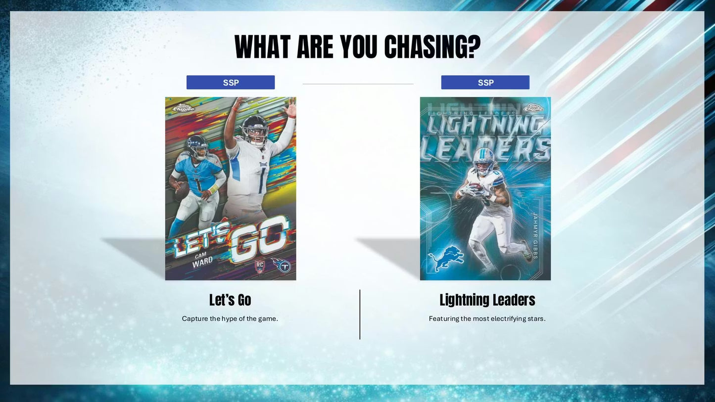 2025 Topps Chrome NFL Football Blaster Box (SEALED)