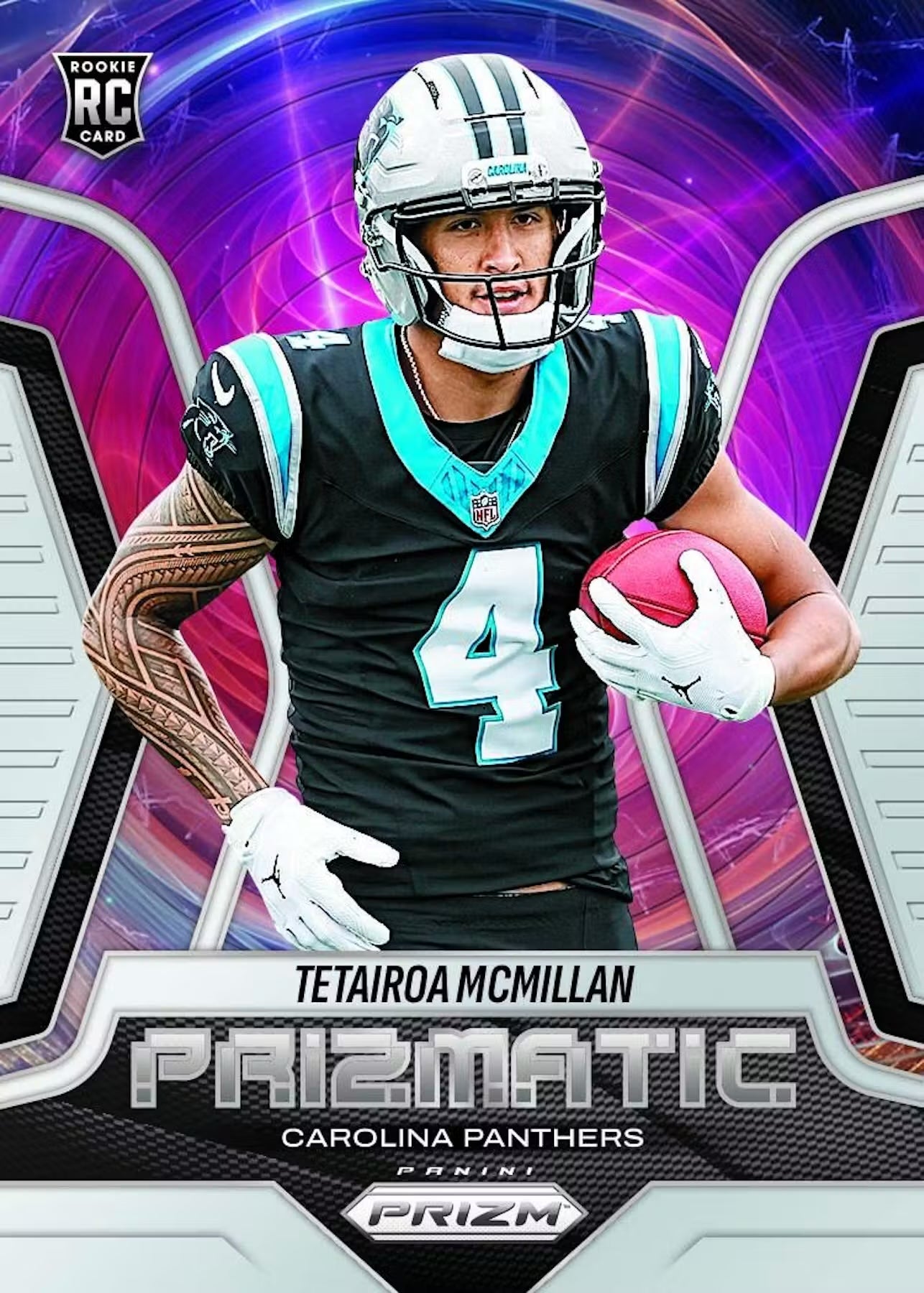 2025 Panini Prizm NFL Football Mega Box (Purple Pulsar) (SEALED)