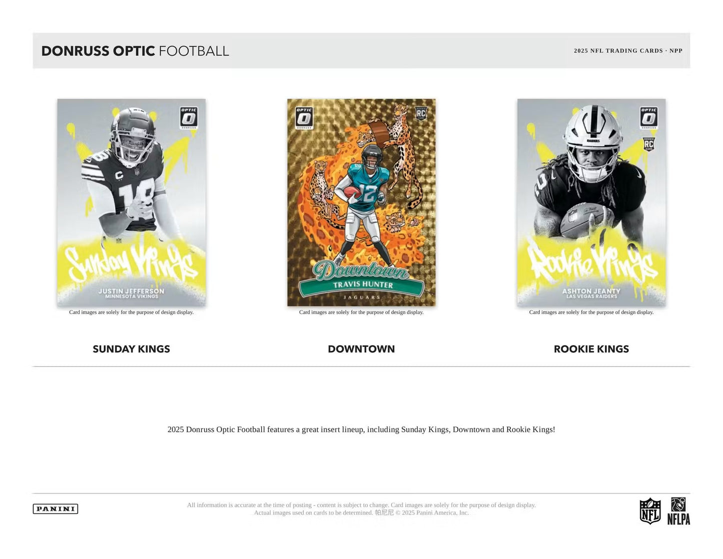 2025 Panini Donruss Optic NFL Football Mega Box (Blue Hyper Parallels) (SEALED)