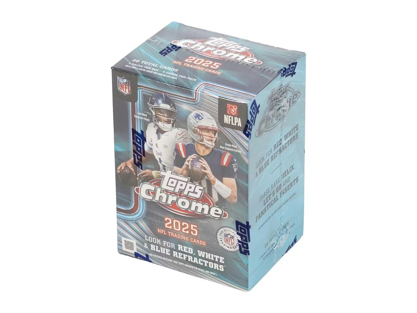 2025 Topps Chrome NFL Football Blaster Box (SEALED)