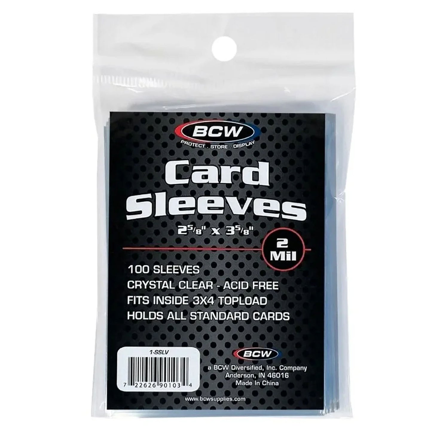 BCW 100 Count Standard Card Penny Sleeves