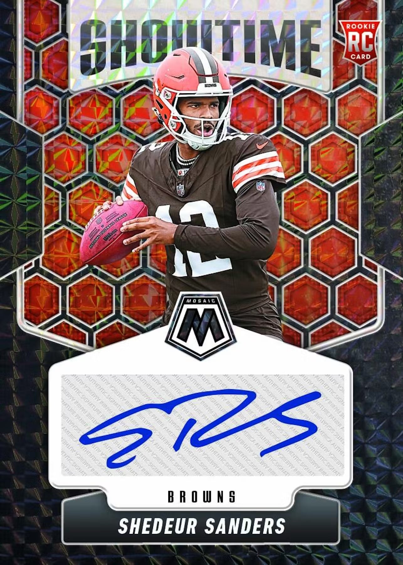 2025 Panini Mosaic NFL Football Blaster Box (Orange Parallels) (SEALED)