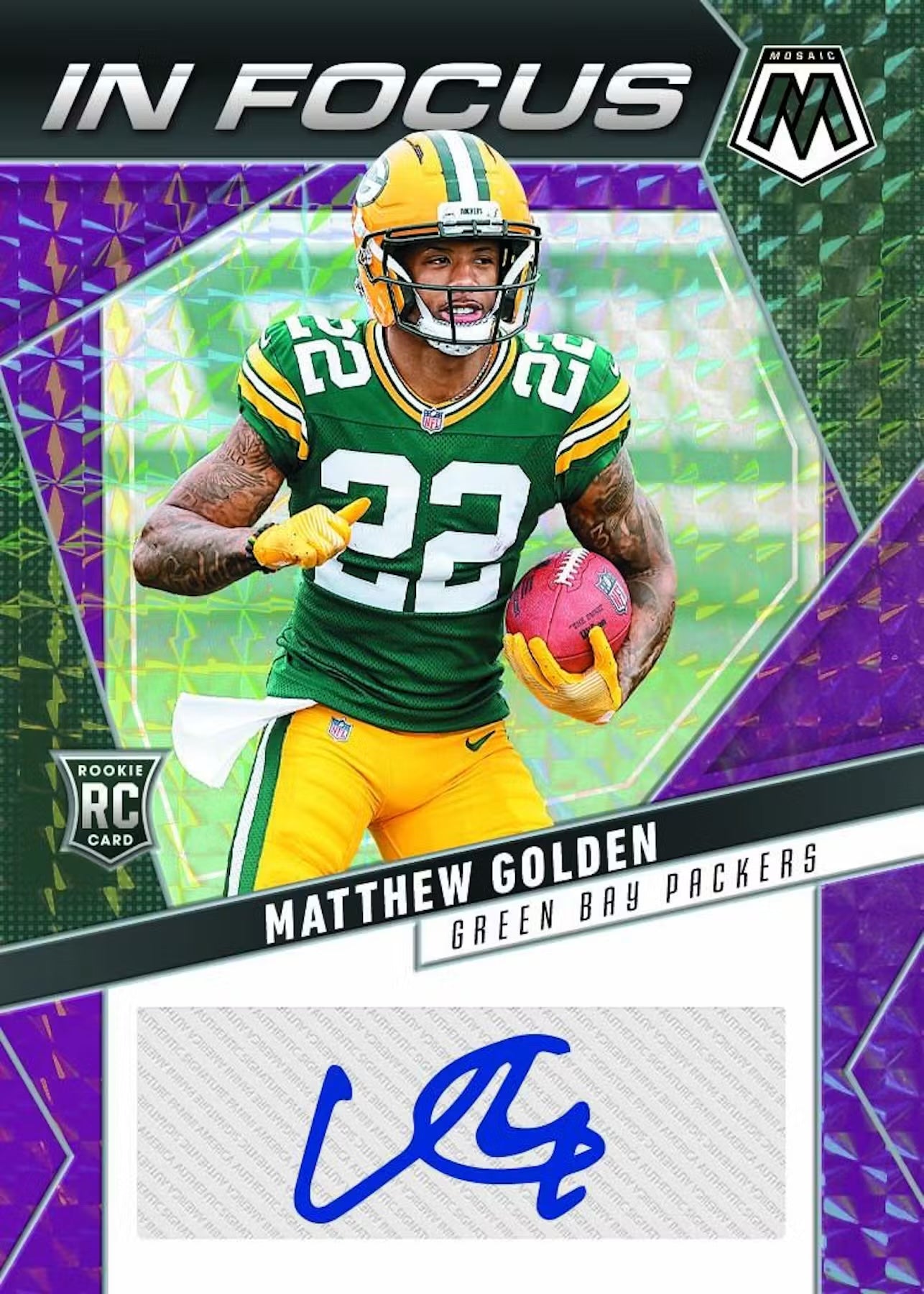 2025 Panini Mosaic NFL Football Blaster Box (Orange Parallels) (SEALED)